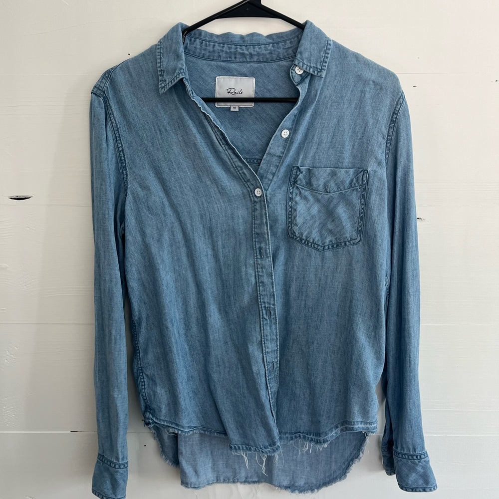 Rails Sky Blue Denim Shirt